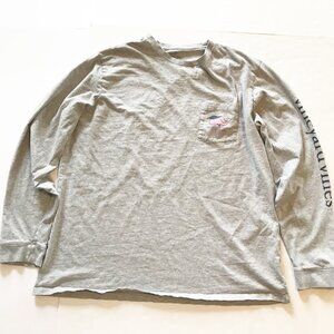 VINEYARD VINES Graduation Class of 2018 Crew Neck Long Sleeve Shirt Mens XL